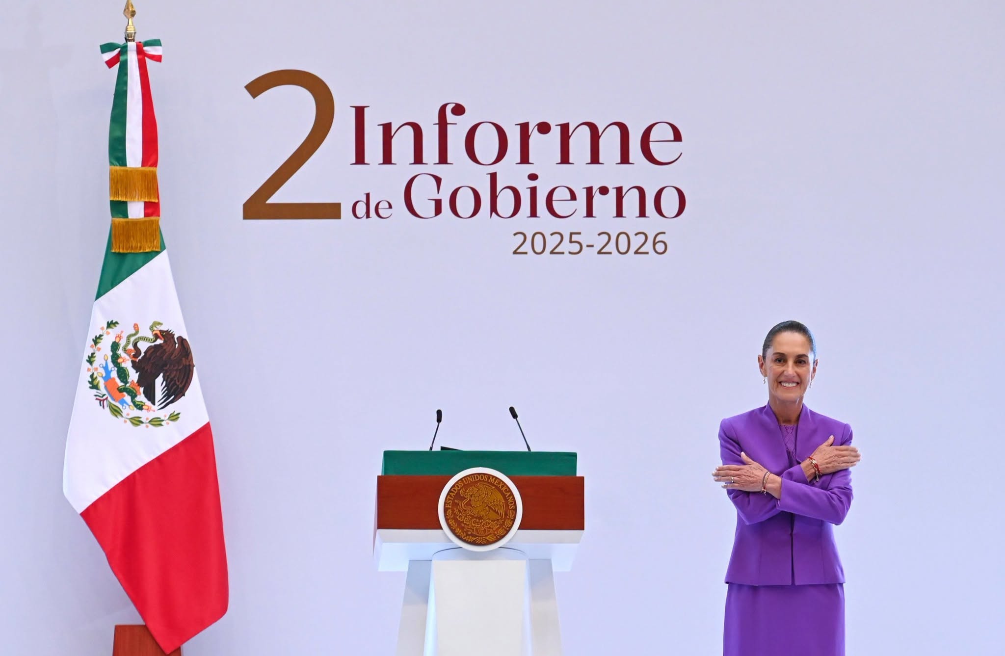 Claudia Sheinbaum mantiene 69% de aprobación al cierre de su segundo año de gobierno: Enkoll