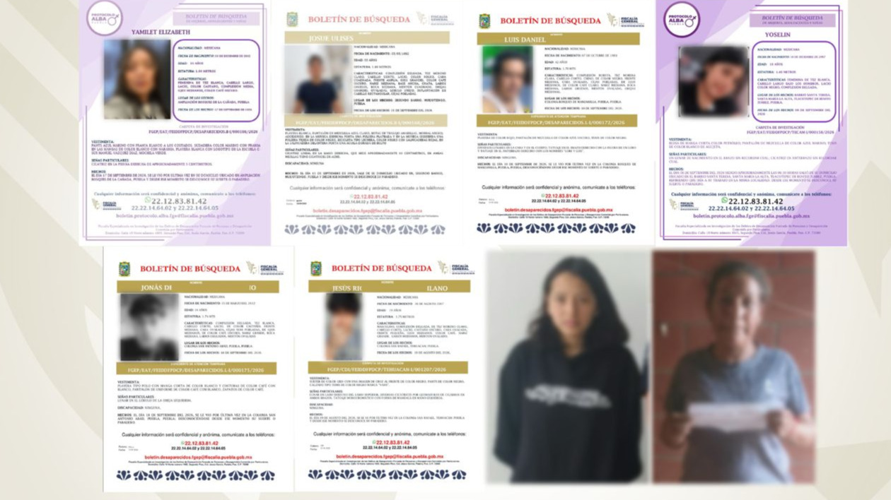 FGE Puebla localiza con vida a ocho personas reportadas como desaparecidas