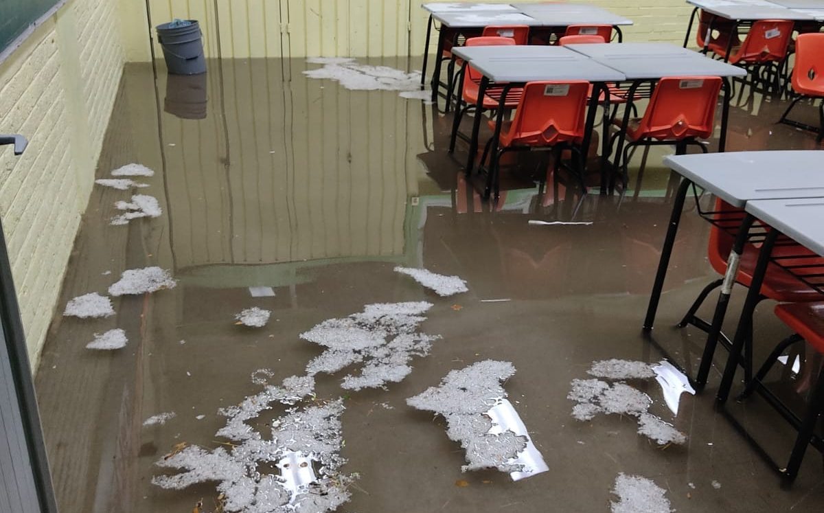 Lluvias causan estragos en Puebla: Dañan 55 escuelas y devastan cultivos en tres municipios