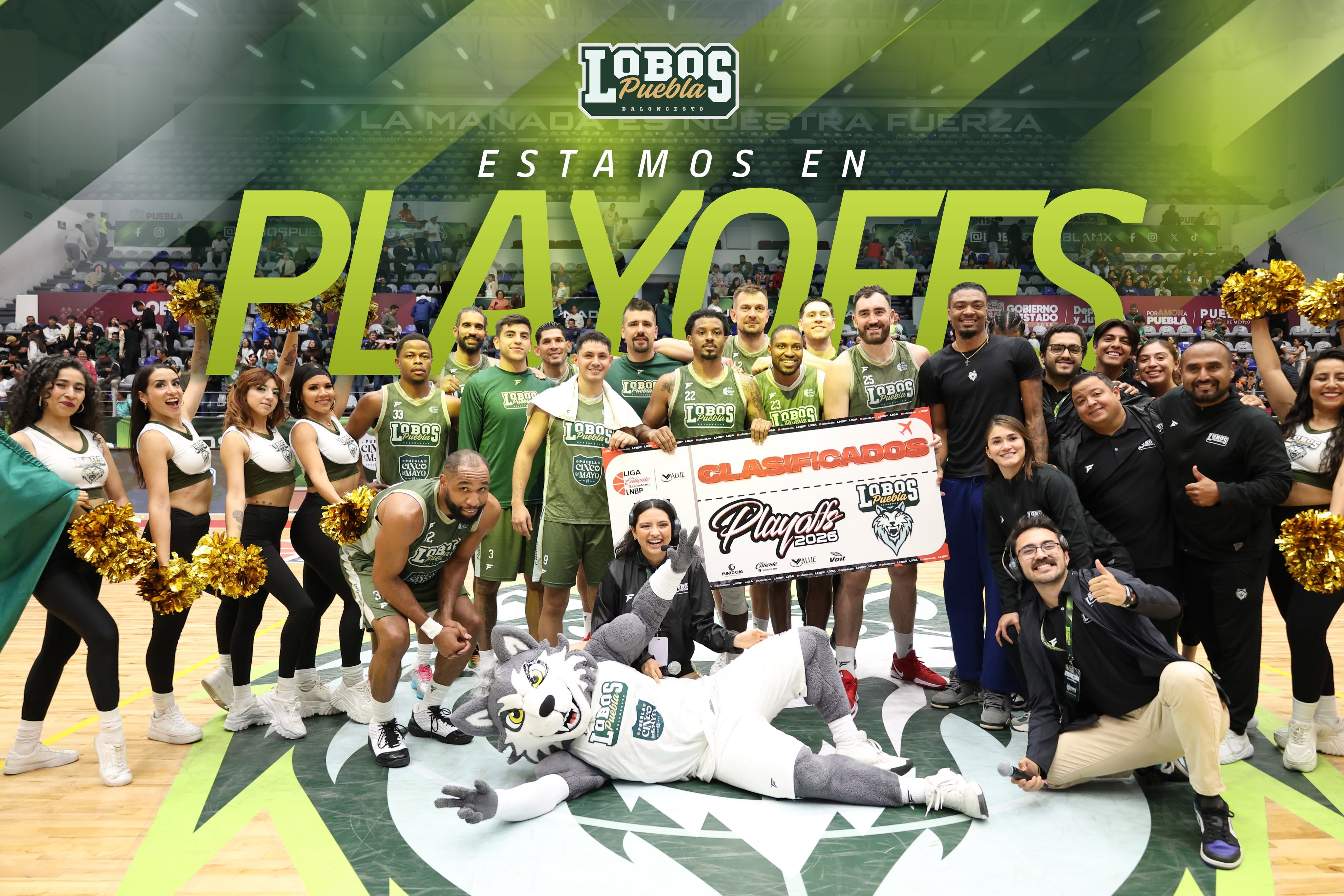 Lobos Puebla jugará las semifinales de la LNBP 2026 en la Arena BUAP