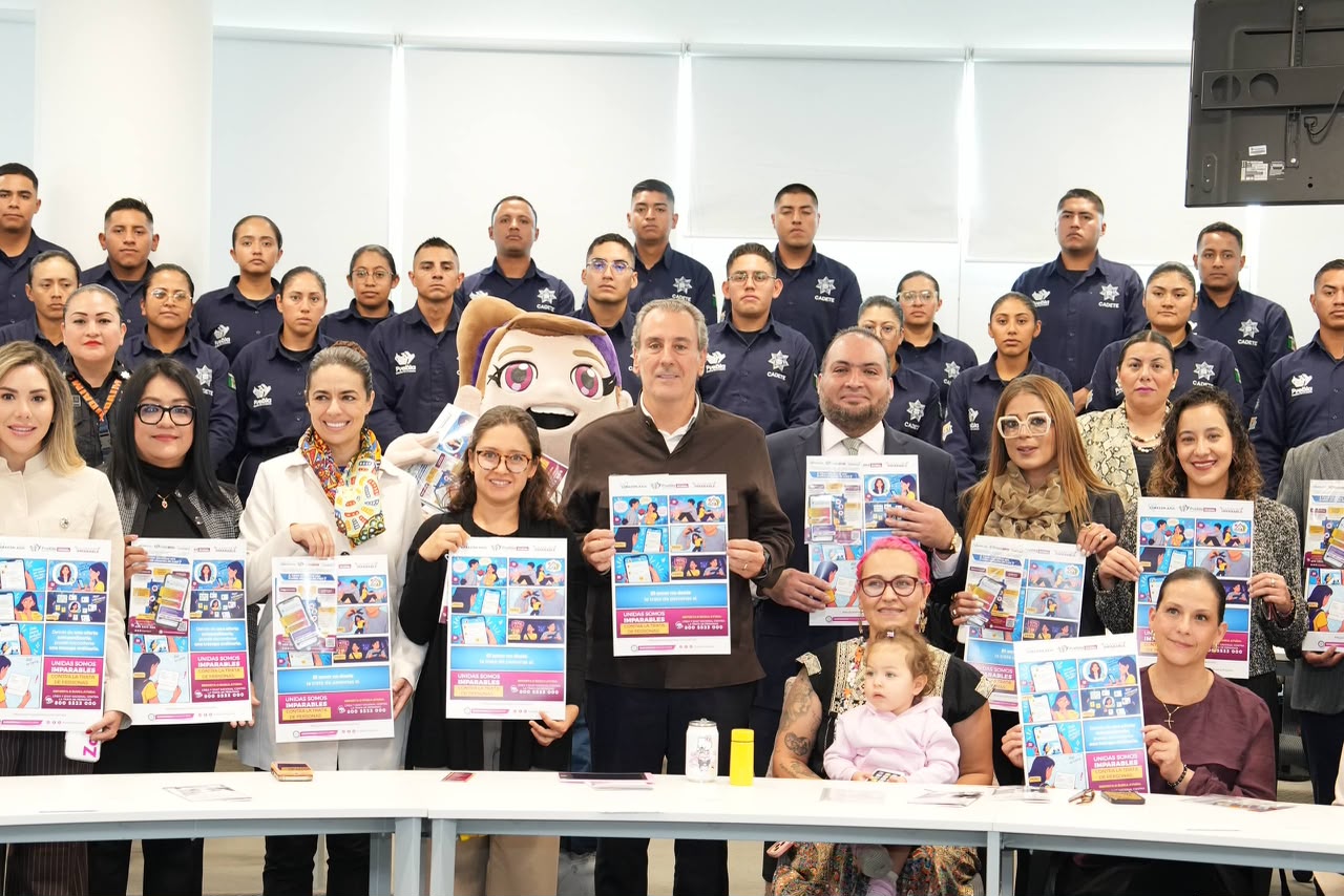 Puebla presenta campaña 'Mujeres Imparables' para prevenir la trata de personas entre jóvenes