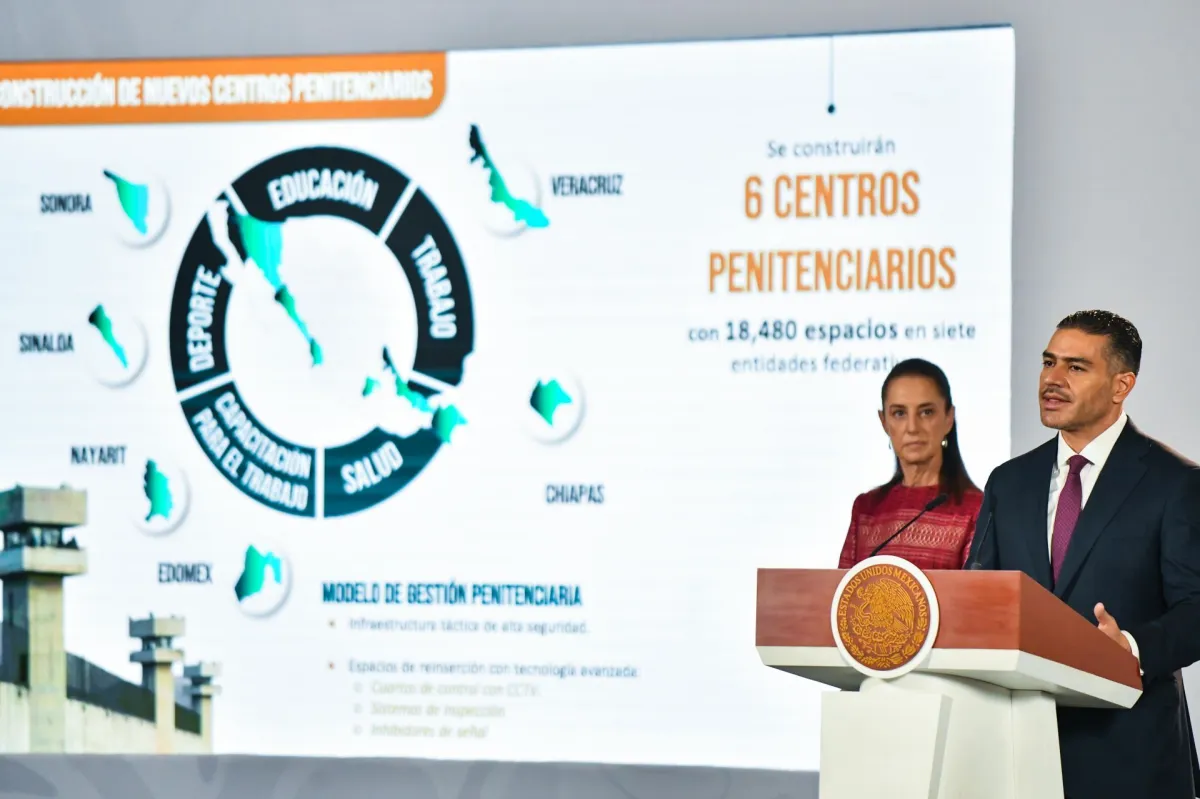 México construirá seis penales para 18 mil internos; estarán listos en dos años