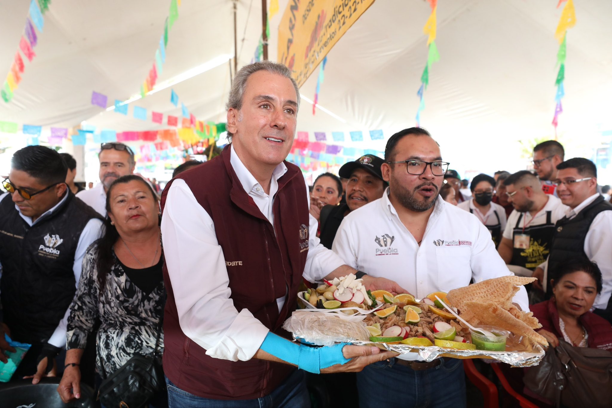 Inaugura Pepe Chedraui la quinta edición del Festival de las Carnitas en San Francisco Totimehuacán