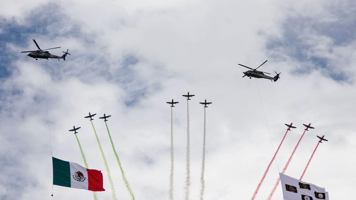 Ejército alista desfile del 16 de septiembre con formación inédita de 99 aeronaves