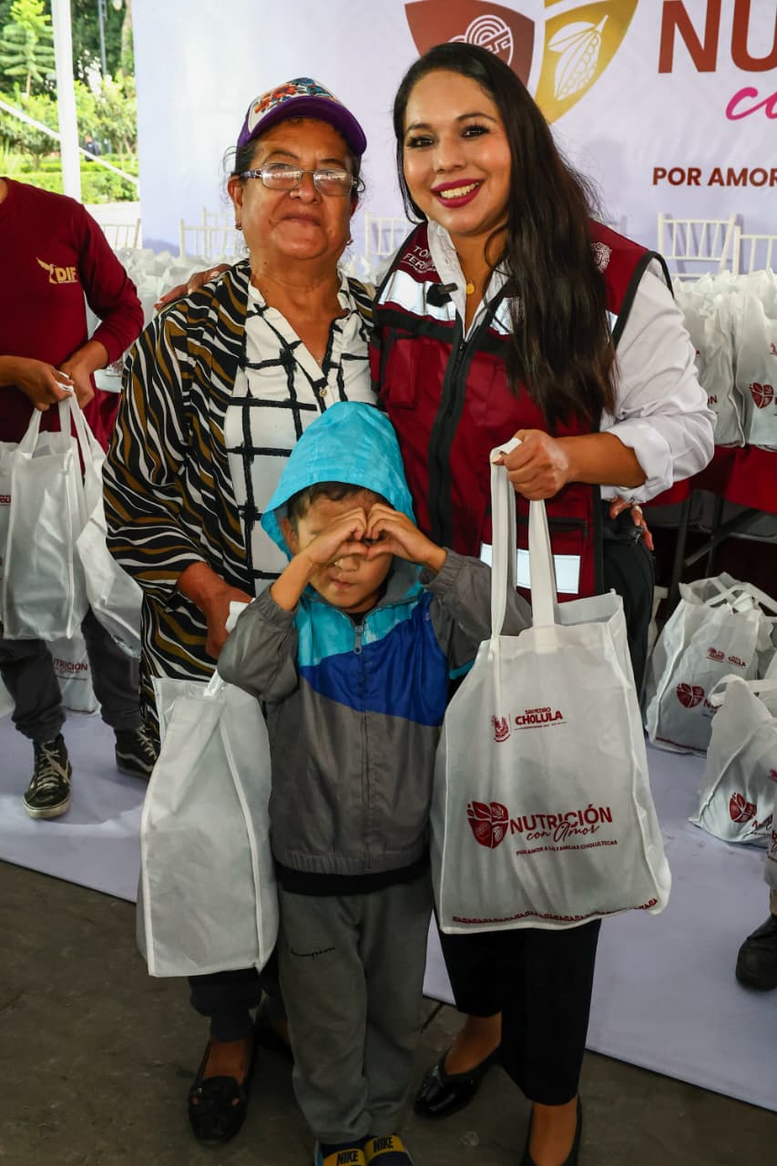 San Pedro Cholula entrega apoyos alimentarios mediante el programa Nutrición con Amor