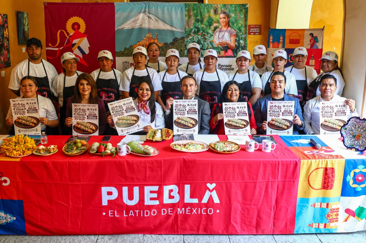 Anuncian la 14ª Feria del Molote en San Pedro Cholula; esperan derrama de 10 mdp
