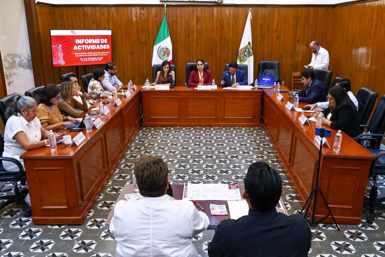 Organismo de Limpia de San Pedro Cholula rinde cuentas con 70 toneladas de recolección reciclable