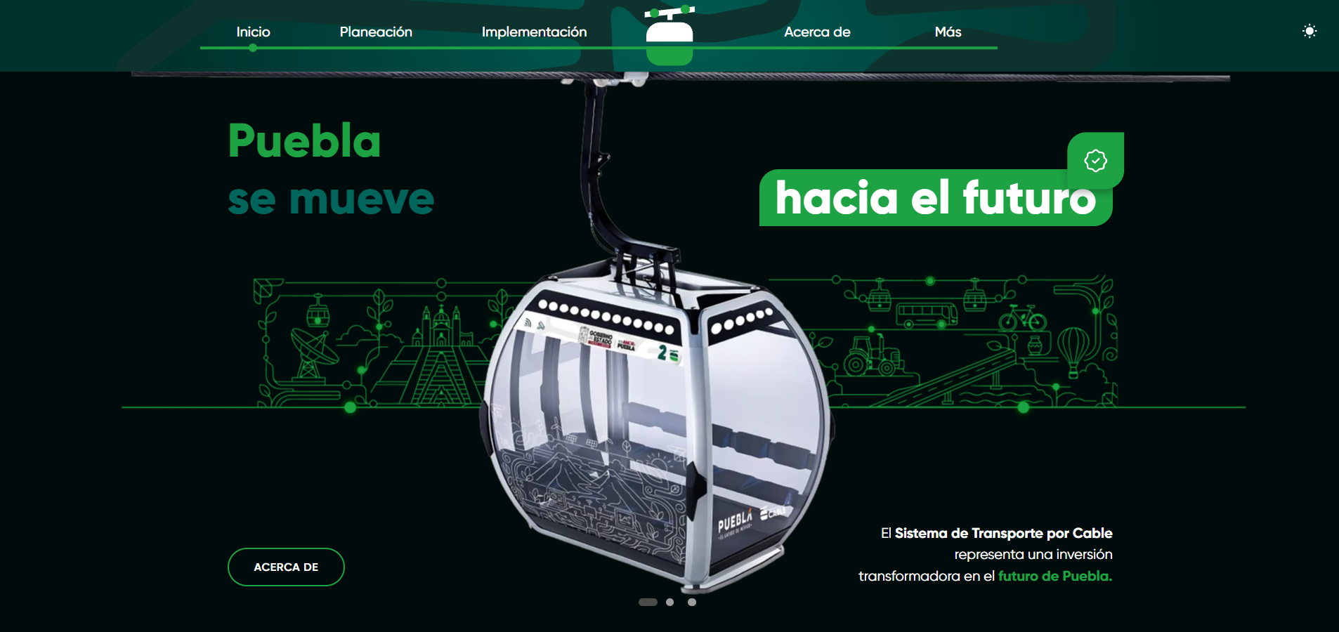 Gobierno de Puebla abre micrositio del cablebús; hace públicos estudios ambientales, permisos y licencias