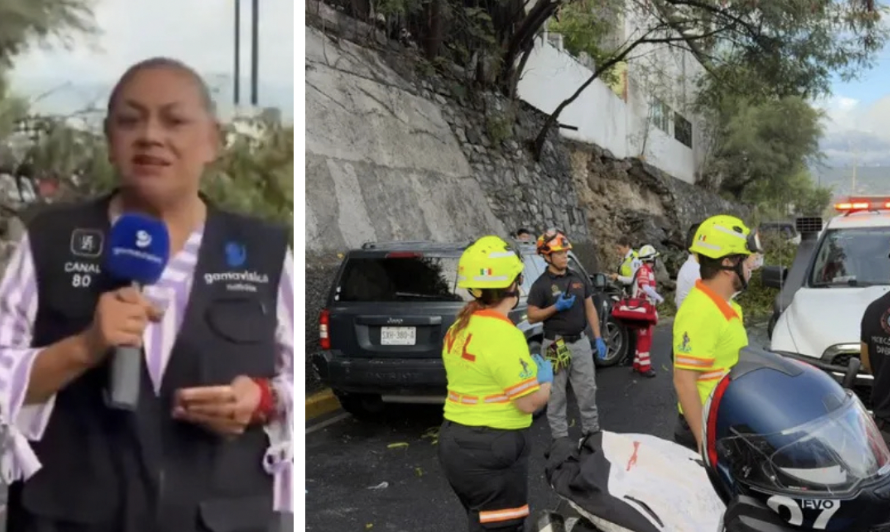 Reportera Alma de la Rosa y camarógrafo están estables tras ser atropellados en Monterrey