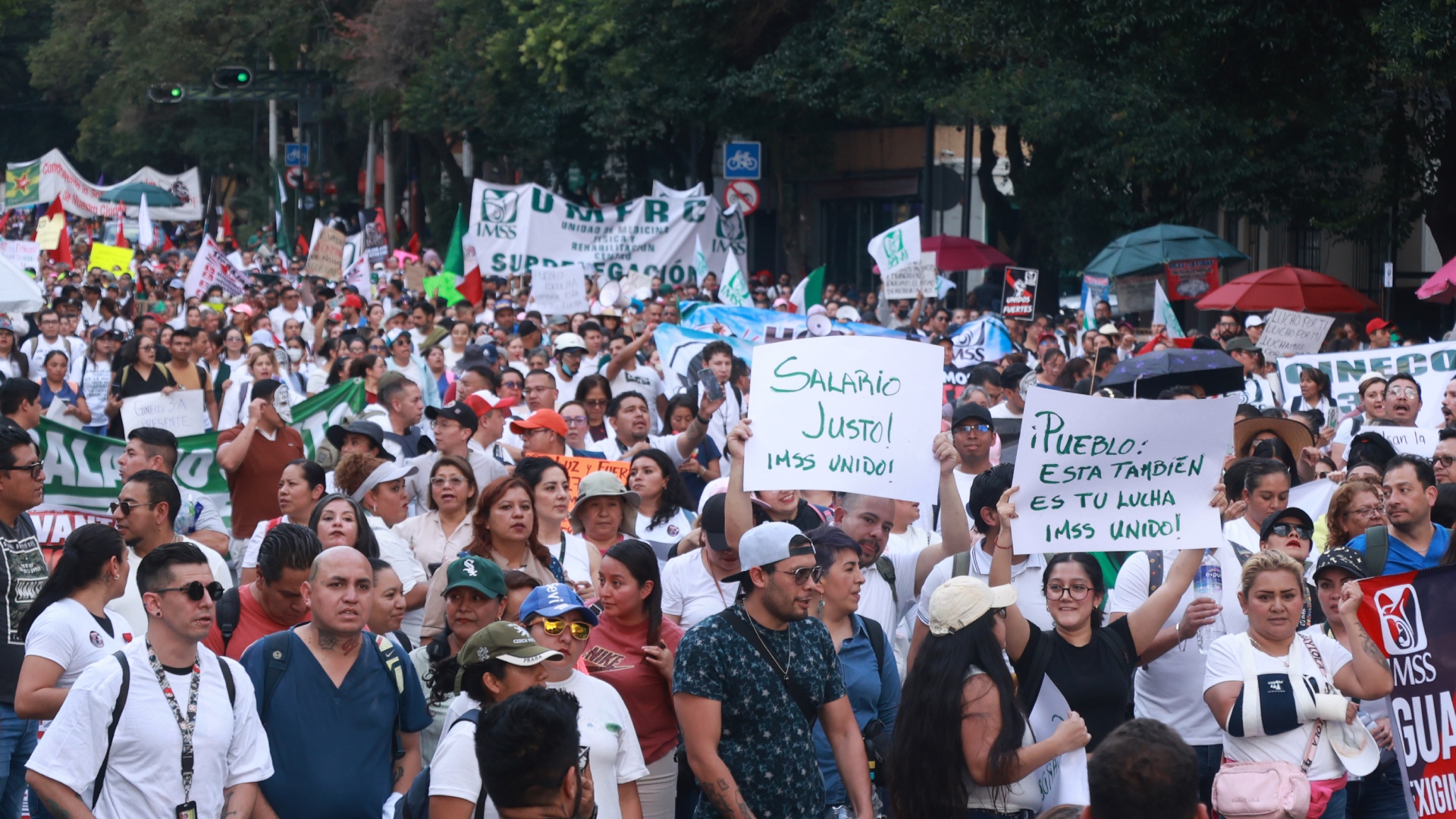 Trabajadores del IMSS anuncian marcha nacional el 30 de octubre a pesar de acuerdo IMSS-SNTSS