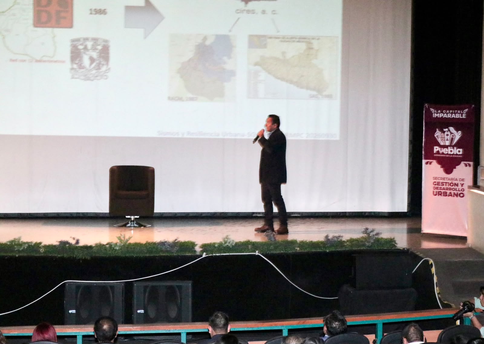 Puebla fortalece prevención sísmica con especialistas en seguridad y resiliencia urbana