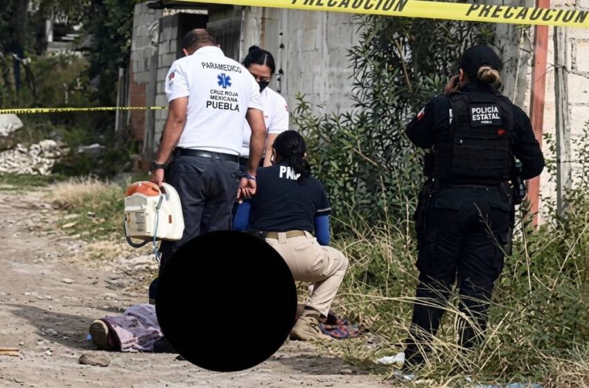 Asesinan a balazos a una joven al sur de Puebla; abandonan su cuerpo en Hacienda Las Fuentes