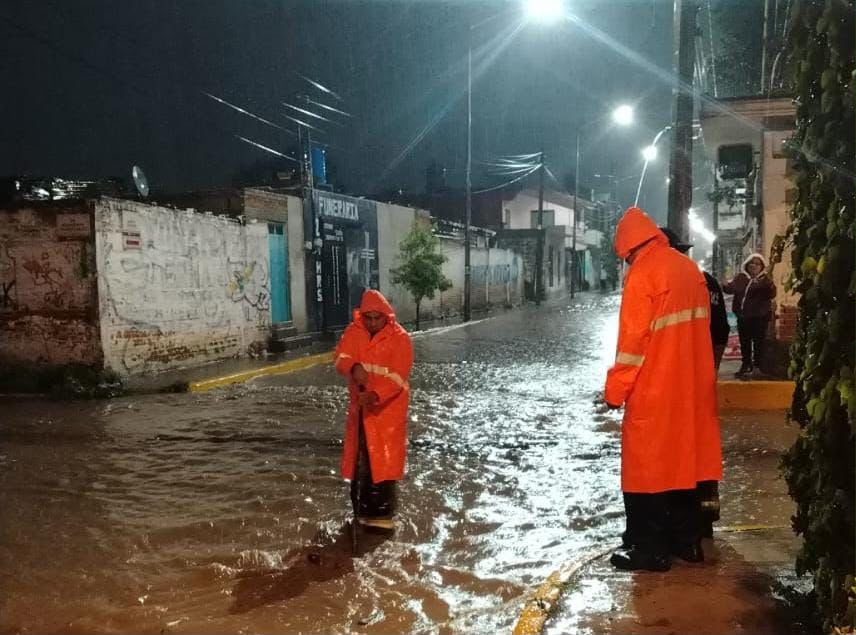 Activa Tonantzin Fernández operativo pluvial en Cholula tras tormenta nocturna